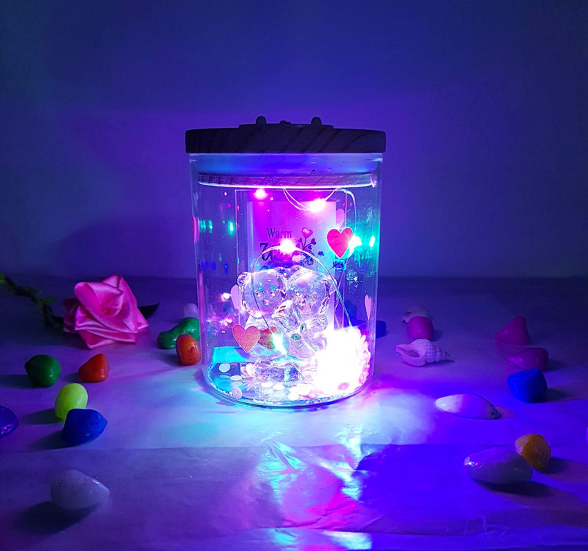 Lights for jars and bottles store