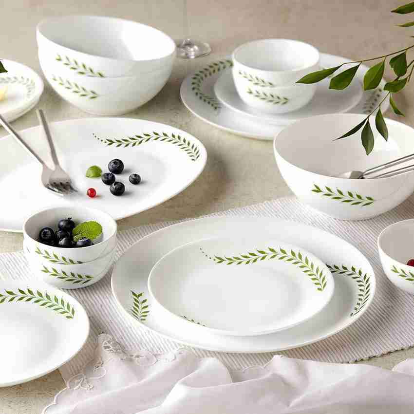 Larah borosil deals dinner set