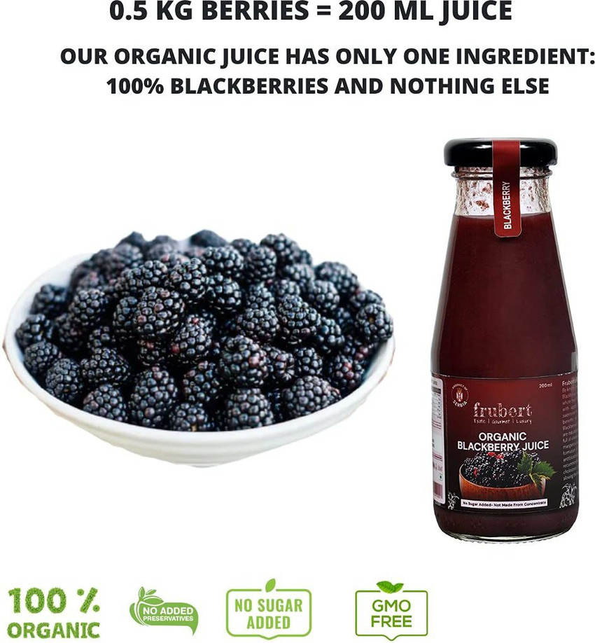 Blackberry juice sales