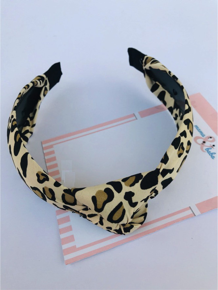 Leopard print headband cheap