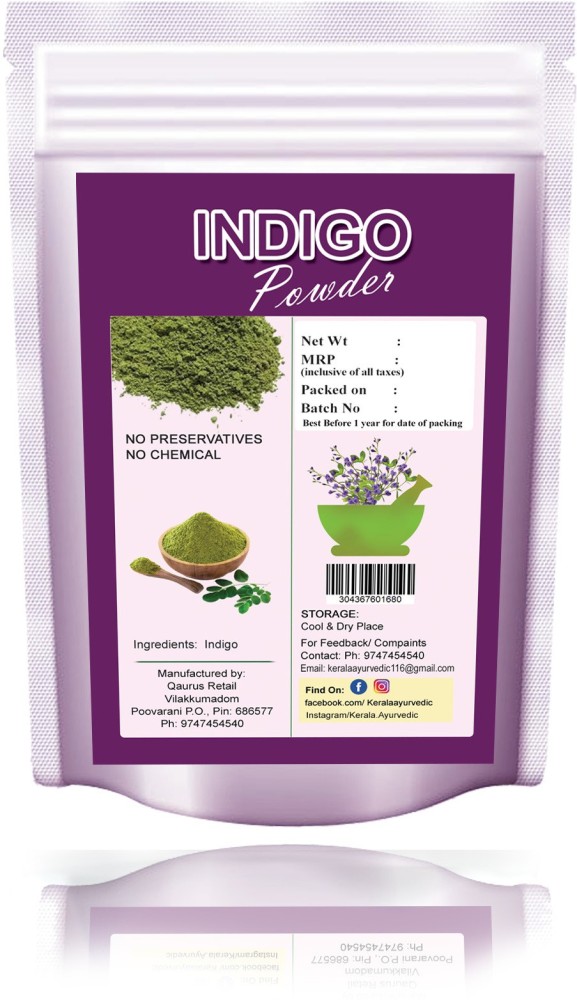 Indigo Powder - 100% Pure and Natural - No Ammonia - 150g