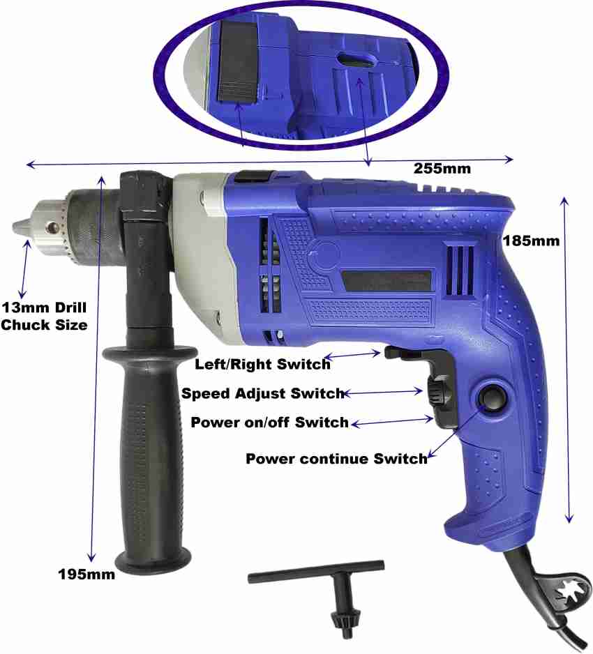 Drill machine under deals 800