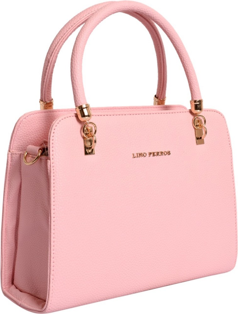 Lino Perros Womens Synthetic Leather Sling Bag, PINK: Handbags