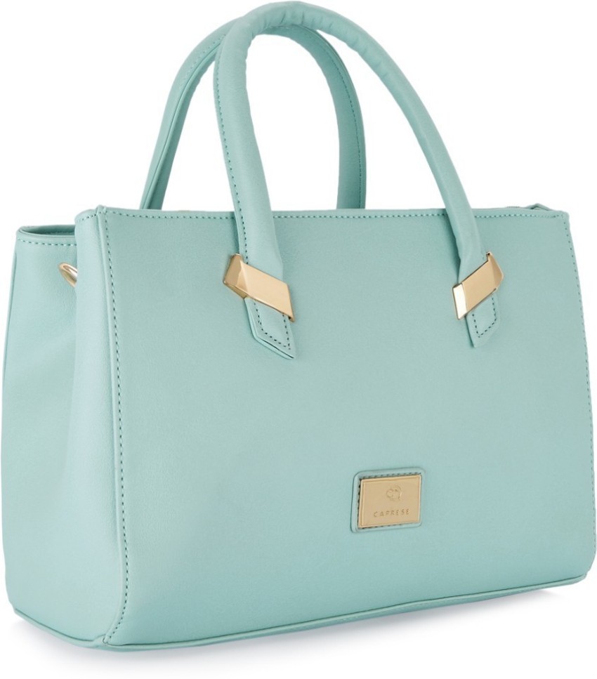 Caprese blue best sale solid handheld bag