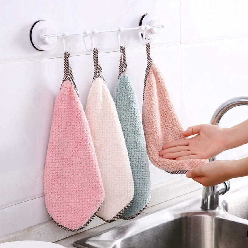 Dhruv Mart Hand Towels Kitchen wash Basin Gym Soft Super
