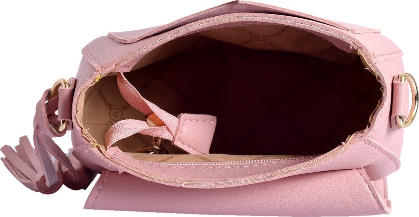 43% OFF on Lino Perros Sling Bag(Pink) on Flipkart