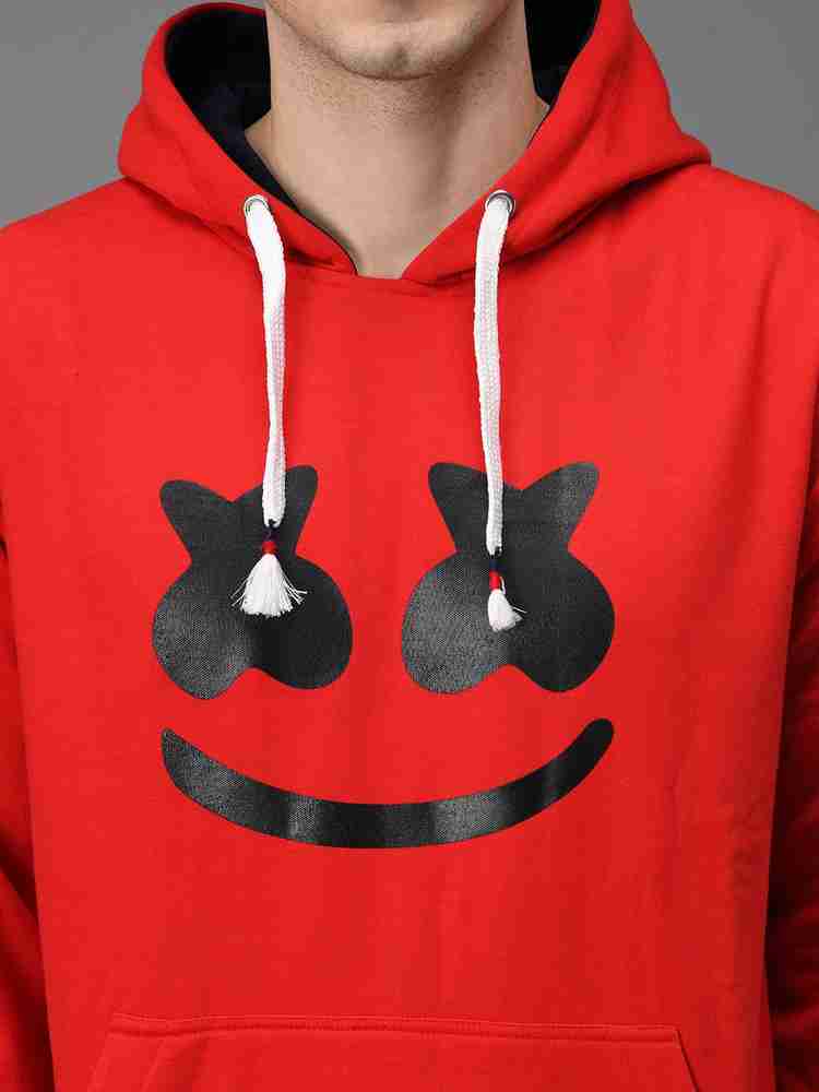 Red on sale marshmallow hoodie