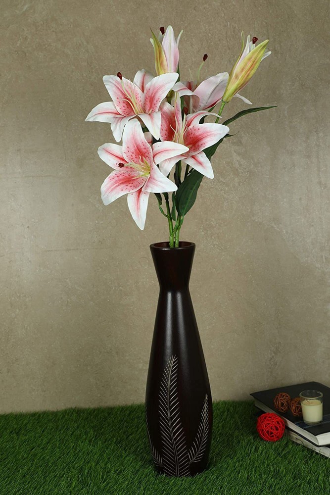 PolliNation Artificial Lily Flower Pink Lily Artificial Flower Price in  India - Buy PolliNation Artificial Lily Flower Pink Lily Artificial Flower  online at