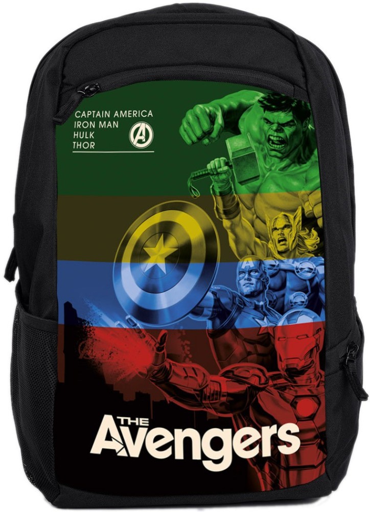 BEWAKOOF Avengers 4ever 23 L Laptop Backpack Black 01 Price in India Flipkart