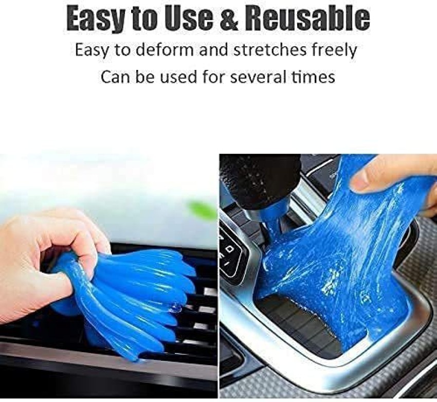 Car Cleaning Gel Putty Reusable Car Interior Detailing Mud Dust