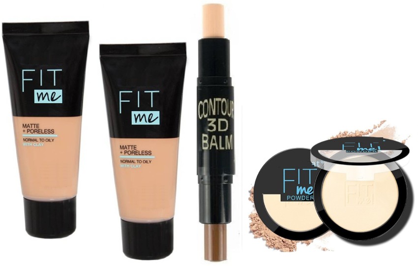 Contour with Maybelline Fit Me Foundation Sticks HD 