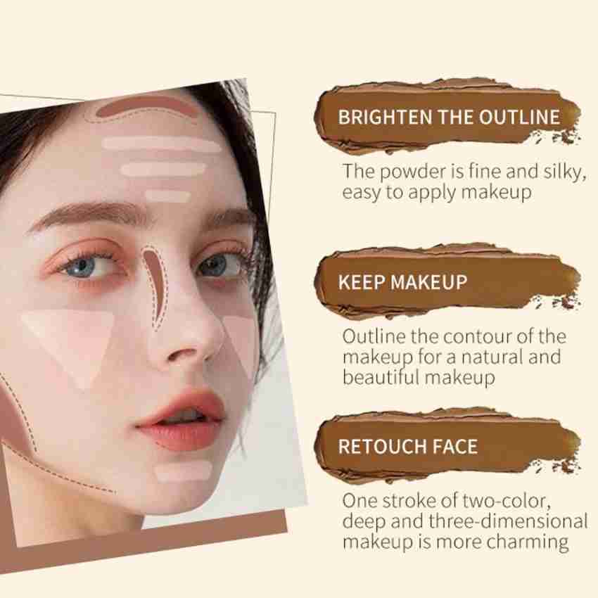 3D Highlighter Easy Coloring Face Body Contouring Makeup Natural
