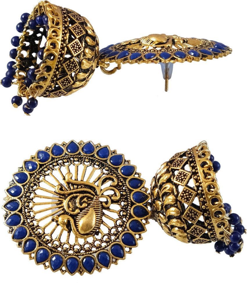 Peacock earrings deals flipkart