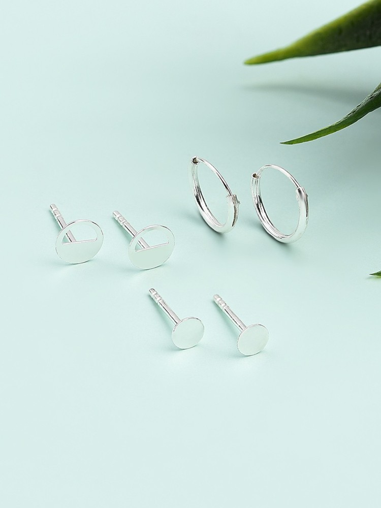 Buy Set Of 3 Textured Mini Hoop Earrings Online - Accessorize India -  Accessorize India