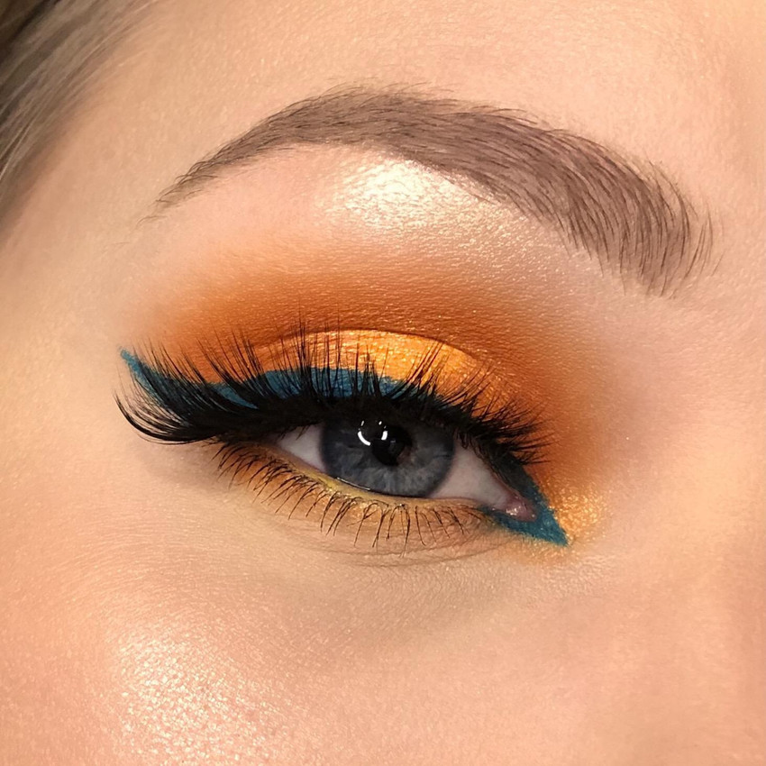 Eyeshadow orange deals