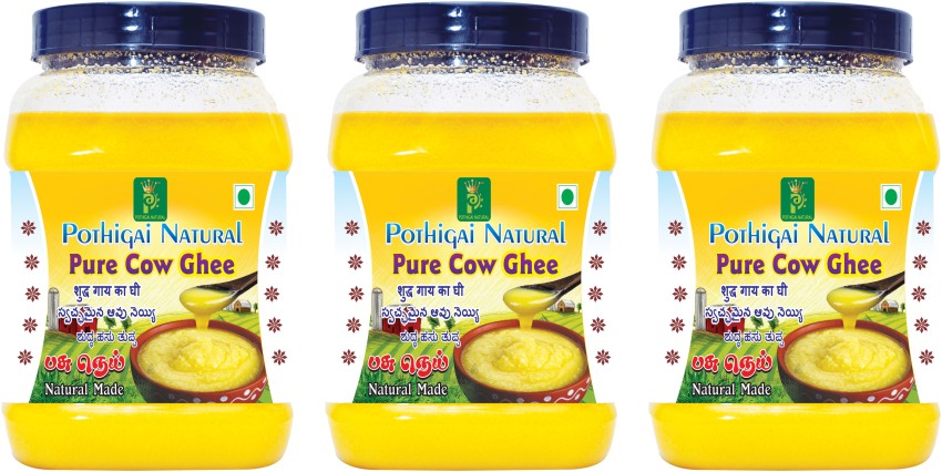 Pothigai Natural Pure & Premium 1litre Buffalo Ghee/Improve  Digestion/Immunity Booster/Reduce Cholesterol