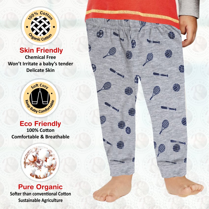 Buy ANGAAKAR CLOTHINGS Baby Boys  Girls Regular Fit Cotton Pajamas for  Kids Lowers Sports Trousers for Boys Pajama Pants Multicolor Pack of 3 at  Amazonin