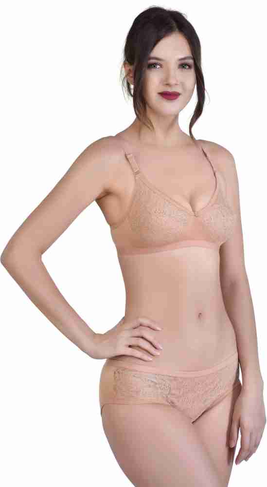 Buy online Set Of 3 Lace Detail Bra And Panty Set from lingerie for Women  by Alishan for ₹499 at 59% off