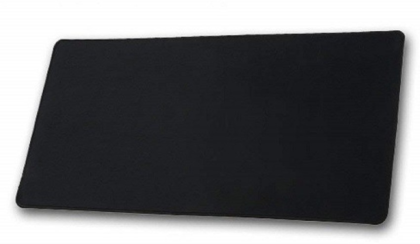 Nsinc Long Mouse Pad with Nonslip Base, Thick, Comfy, Waterproof & Foldable  Mat for Desktop, Laptop, Keyboard, Consoles & More,(Black/Red Border) (61 x  30.4 x 0.4 cm or 24 x 12 inch) (