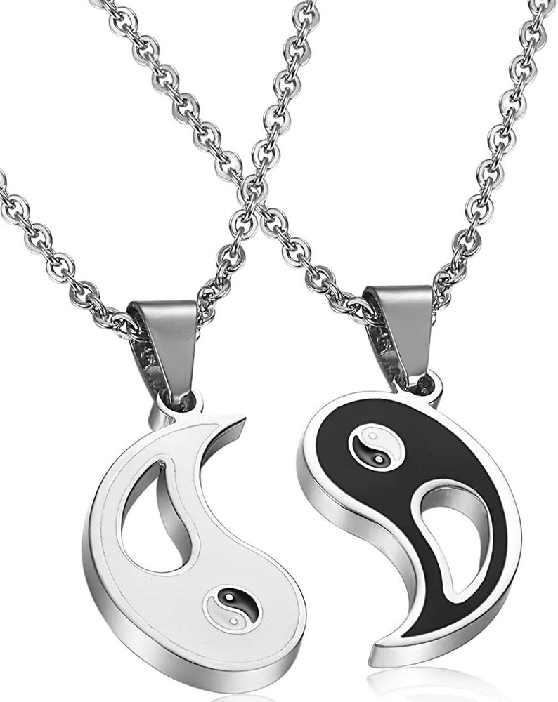 Yin yang deals necklace set
