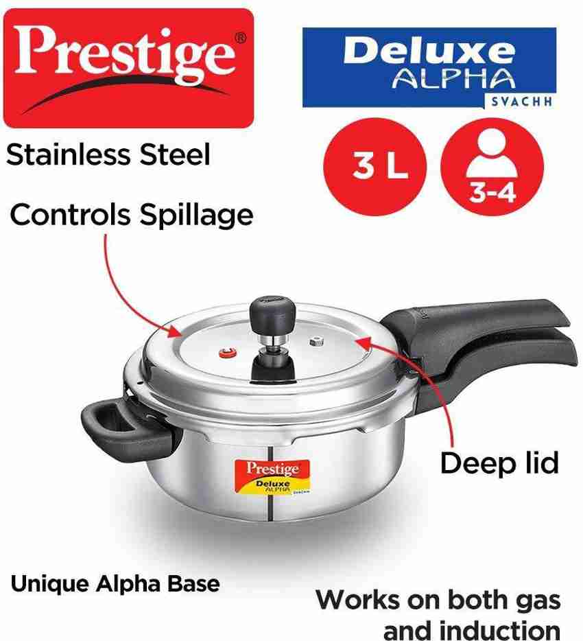 Prestige cooker 3 litre price steel outlet