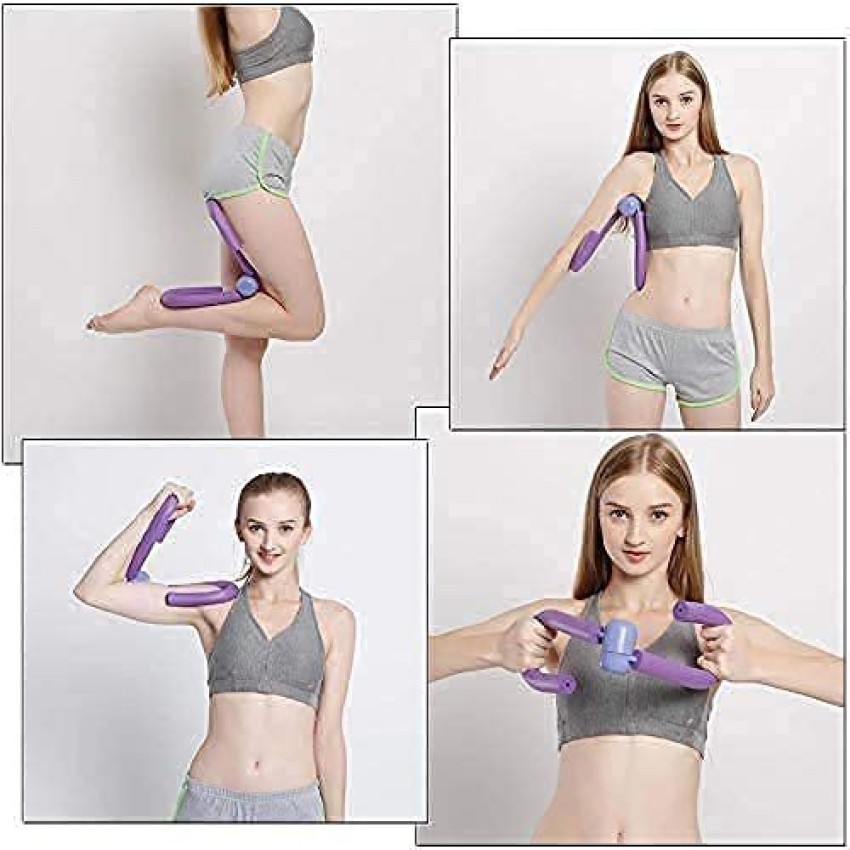 Resistance Training Band & Sweat Belt (2PC) Combo Toning Tube Workout Chest  Exercise for Yoga Body Building 8-Shape Chest Expander Equipment