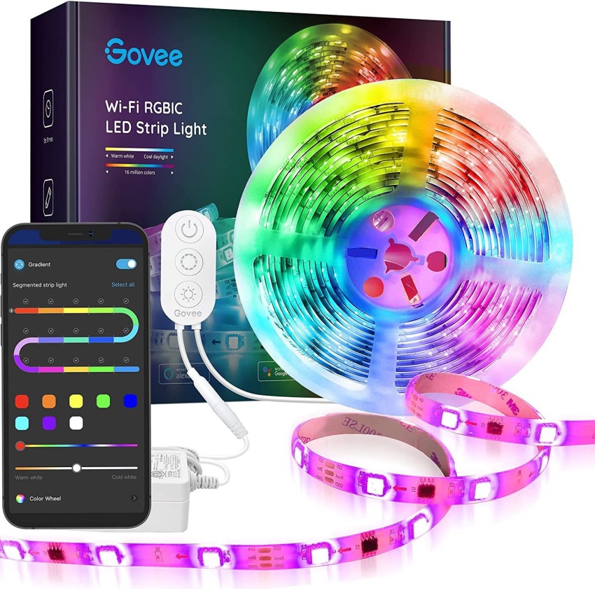 Govee RGBIC 5M LED Light Strip - White - Vodafone
