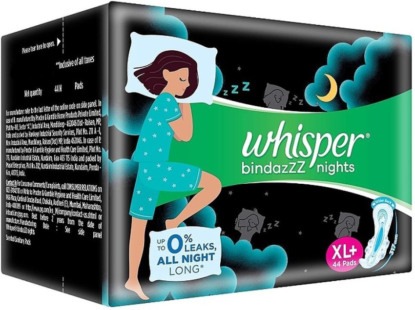 Whisper Bindazzz Nights, Latest Launch In India