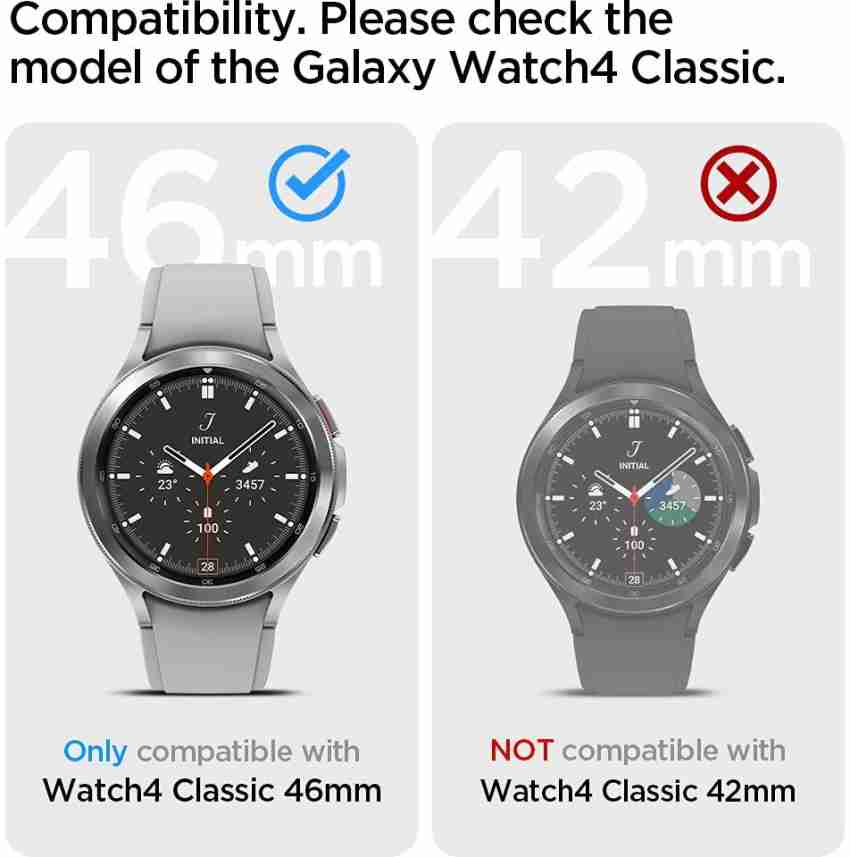 & Front Watch Spigen Back Samsung for Galaxy Spigen Case (46mm) 4 Classic -
