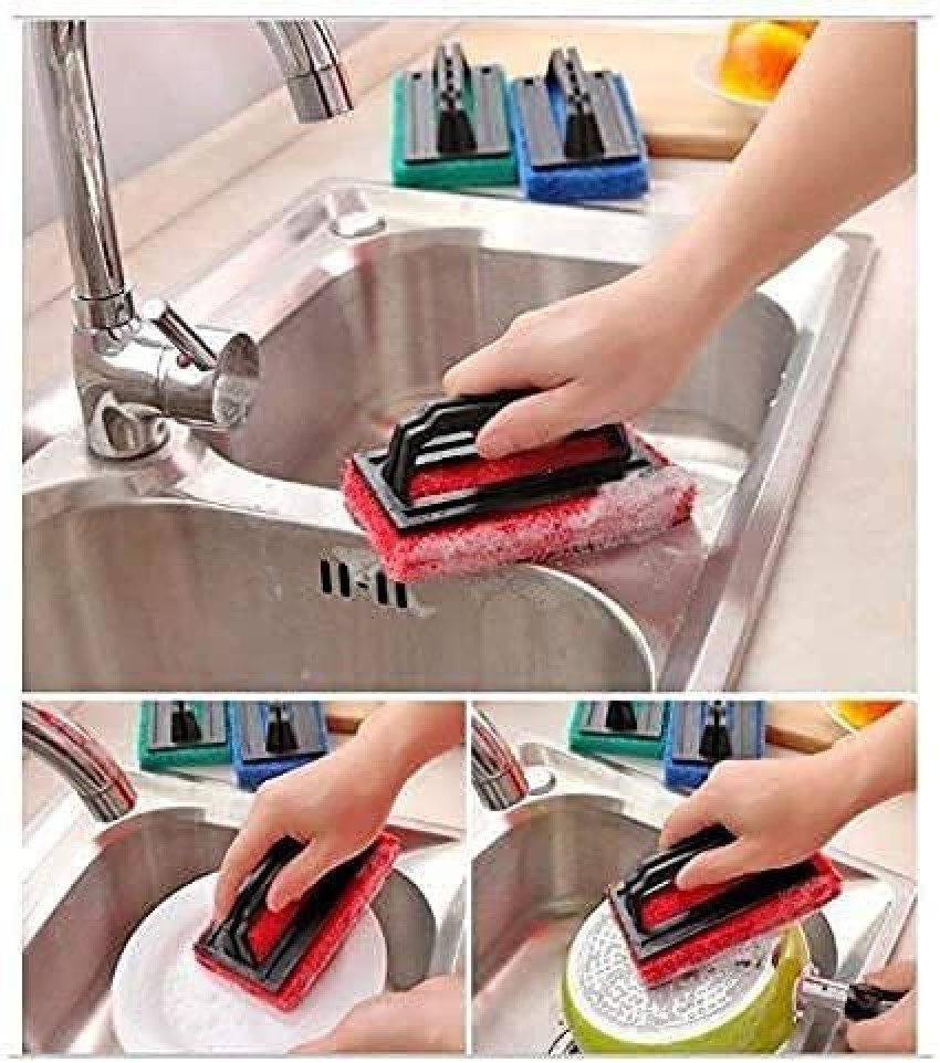 Aanyaretail Scrubber Brush for Bathroom Kitchen Floor Cleaner