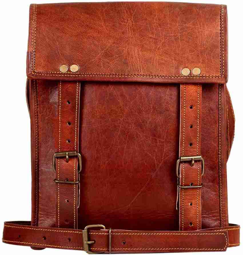 Rustic Town Genuine Vintage Leather Shoulder Bag/Crossbody/ Bag - Side  Sling Bag For Women (Brown)