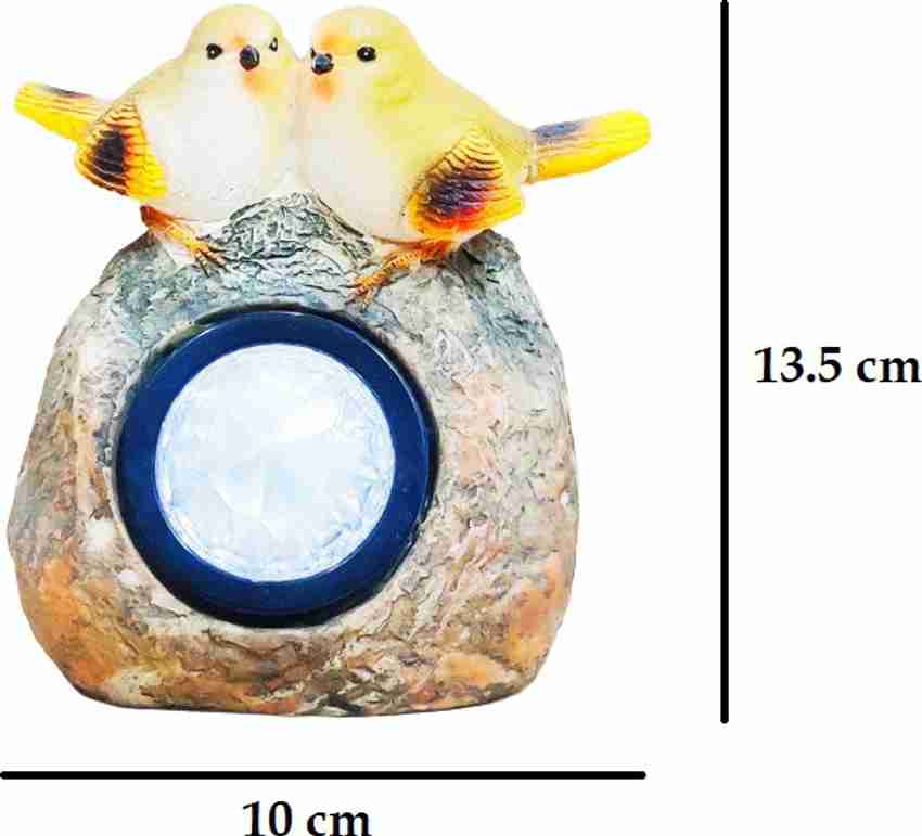 Magic of Gifts Decorative Resin Birds Solar Light for Garden