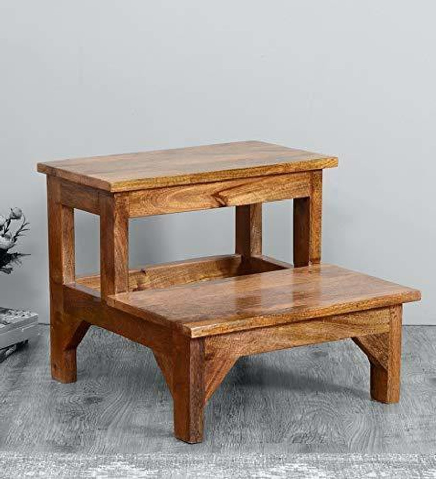 EARLY FURNITURE Wooden 2 Step Stool For Kitchen Kitchen Stool Price in India Buy EARLY FURNITURE Wooden 2 Step Stool For Kitchen Kitchen Stool online at Flipkart