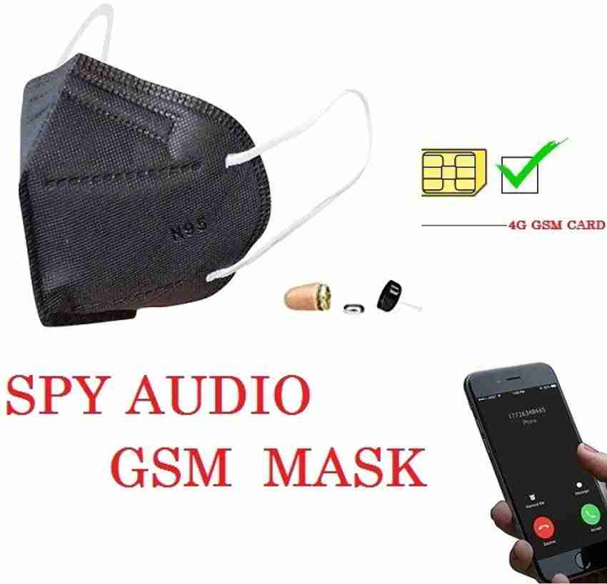 Safetynet New Spy GSM Mask with Invisible Earpiece Hidden Micro Wireless Earphone Covert Phone NA Voice Recorder Safetynet Flipkart