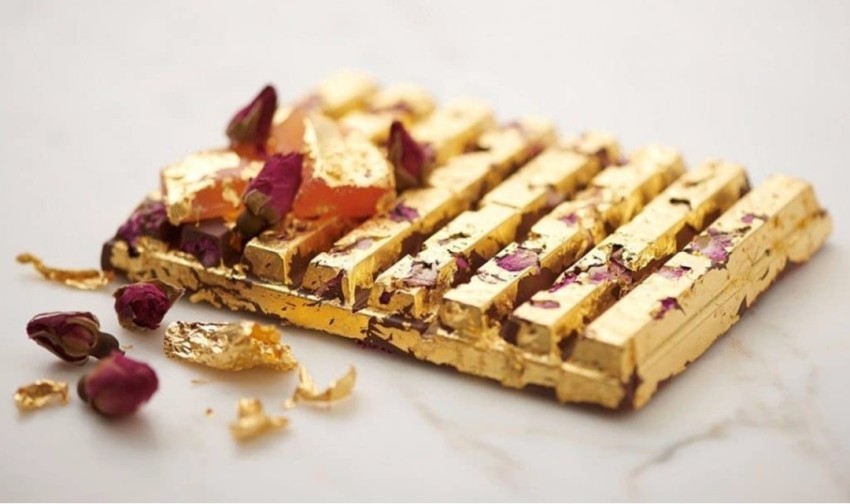 24K Edible Gold Flakes 100 mg