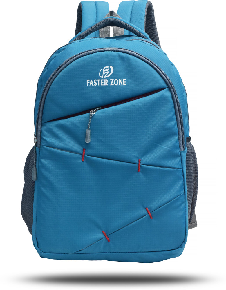 Fasterzone STYLISH CLASSIC SCHOOL COLLEGE TUTION BAG FOR BOYS AND GIRLS 35 L Laptop Backpack SKY BLUE Price in India Flipkart