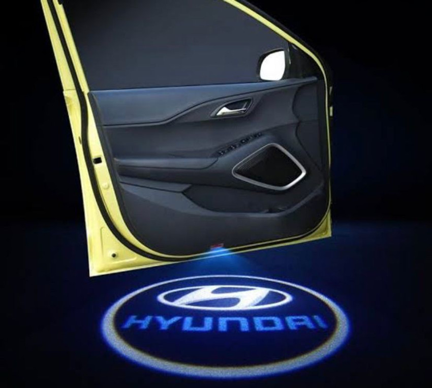 RohanEshop Hyundai Brand Logo Car Door Projector Light Car Fancy Lights