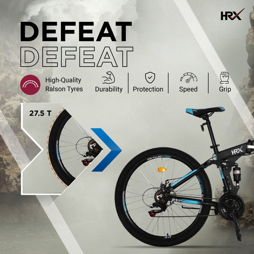 HRX XTRM MTB 900 Foldable 27.5 T Mountain Cycle Price in India