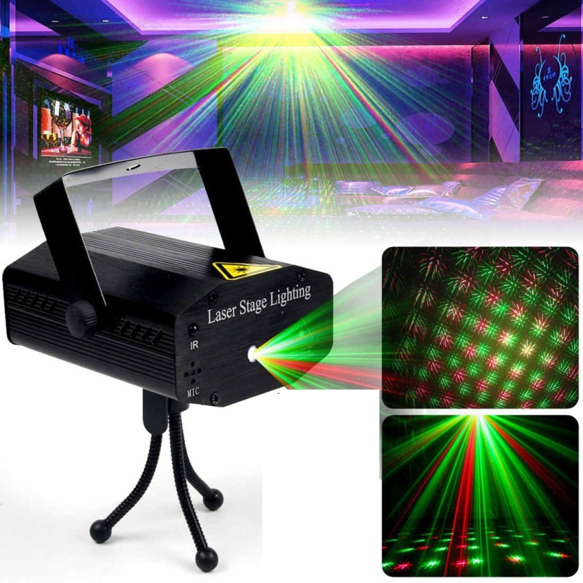 POCOCO DJ Disco Stage Party Lights, Sound Activated Laser India