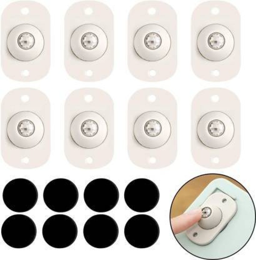 4 Pieces, Single, Black)self Adhesive Mini Caster Wheels, Appliance Wheels  Swivel Stainless Paste Universal Wheel, 360 Degree Rotation Sticky Pulley