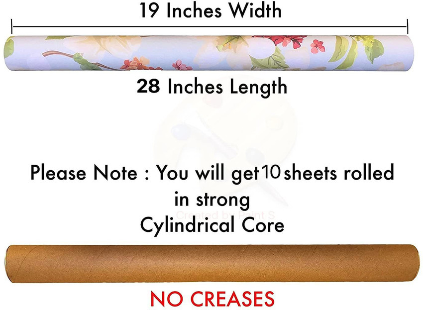 Elegant Casa Floral Gift Paper 10 Floral Gift Wrapping Paper
