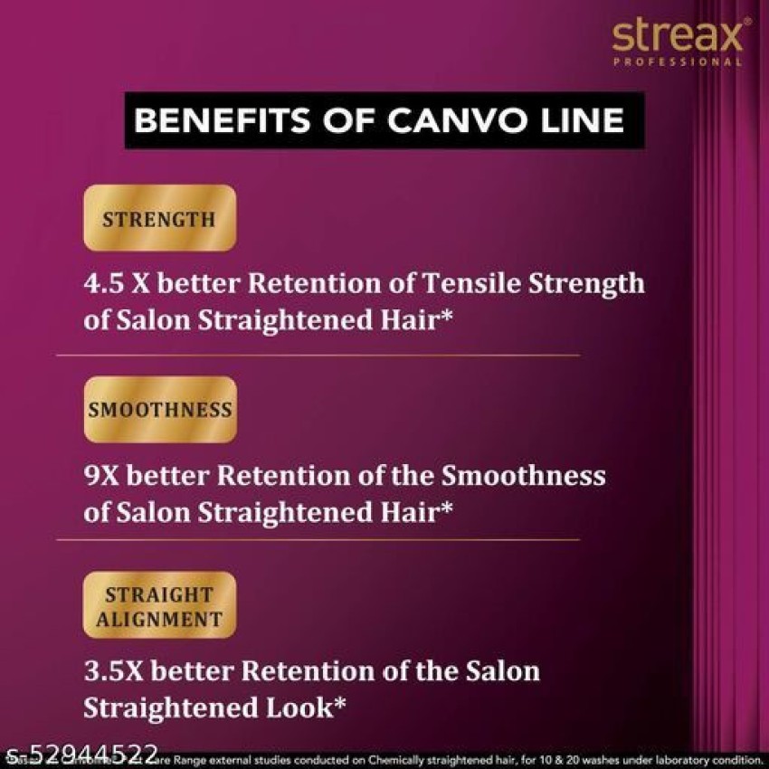 Streax pro hair outlet straightening cream intense 500ml