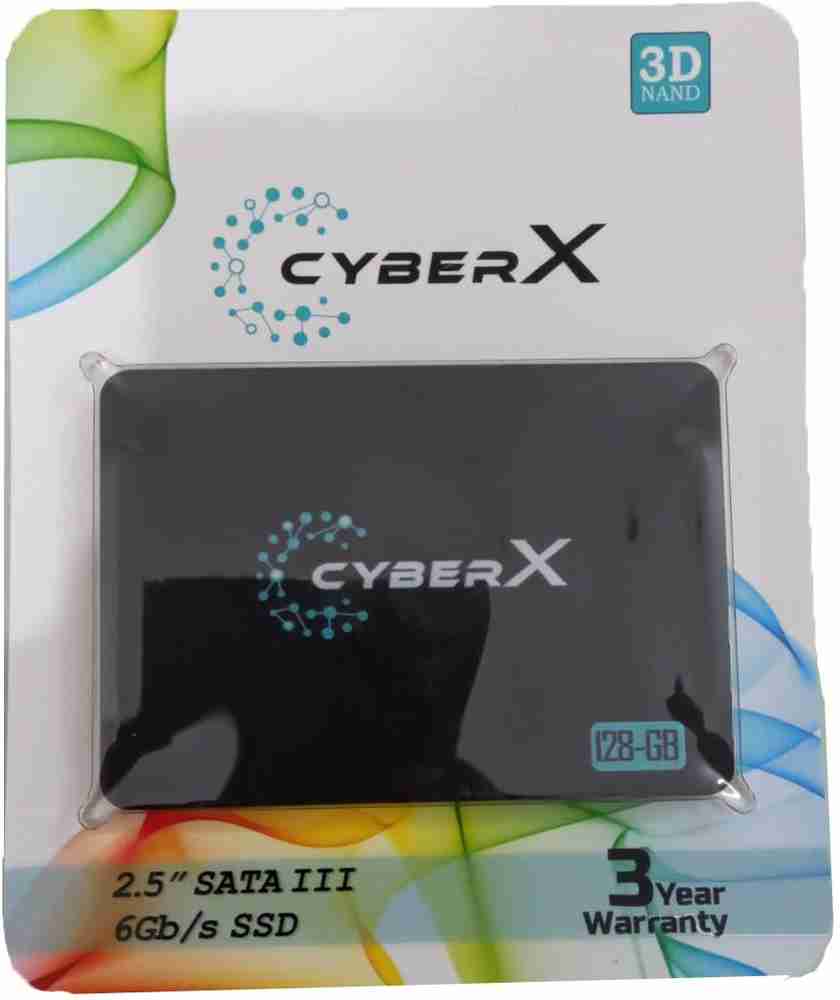 CYBERX Black 128 GB Laptop, Desktop Internal Solid State Drive (SSD) (Pack of 1) CYBERX 128 GB M。2ソリッドステートドライブ80 mm L