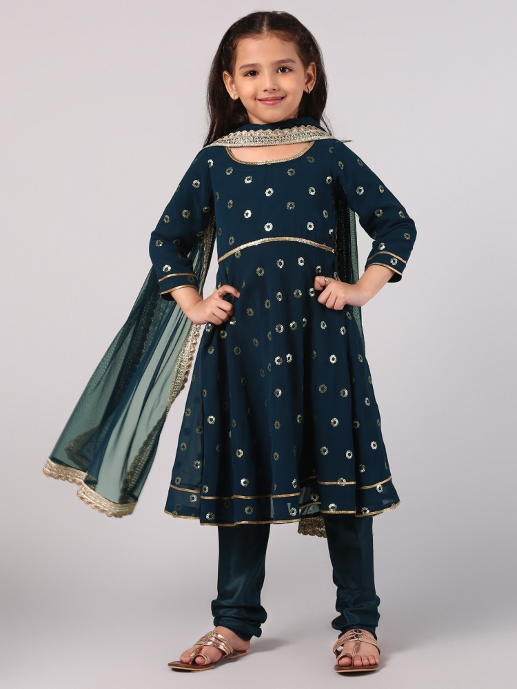 Libas Kids Girls Festive Party Kurta Churidar Dupatta Set Price in India Buy Libas Kids Girls Festive Party Kurta Churidar Dupatta Set online at Flipkart