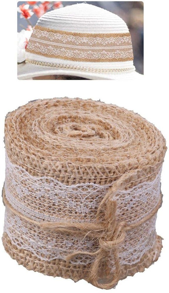 Natural Jute Craft Rope, Natural, 9-Feet 