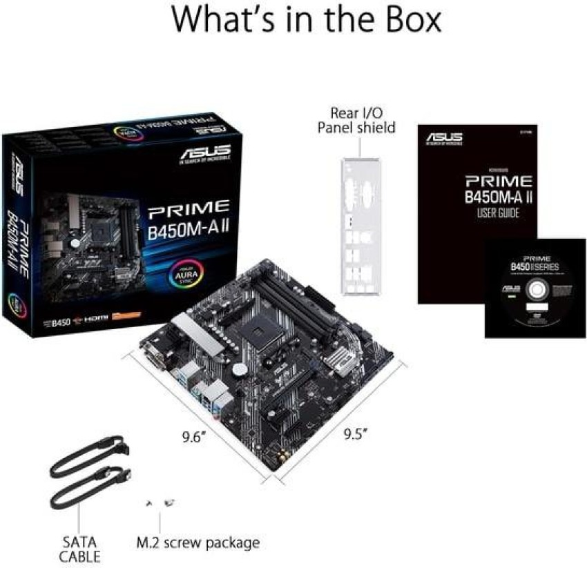 ASUS Prime-B450M-A-II Motherboard - ASUS : Flipkart.com