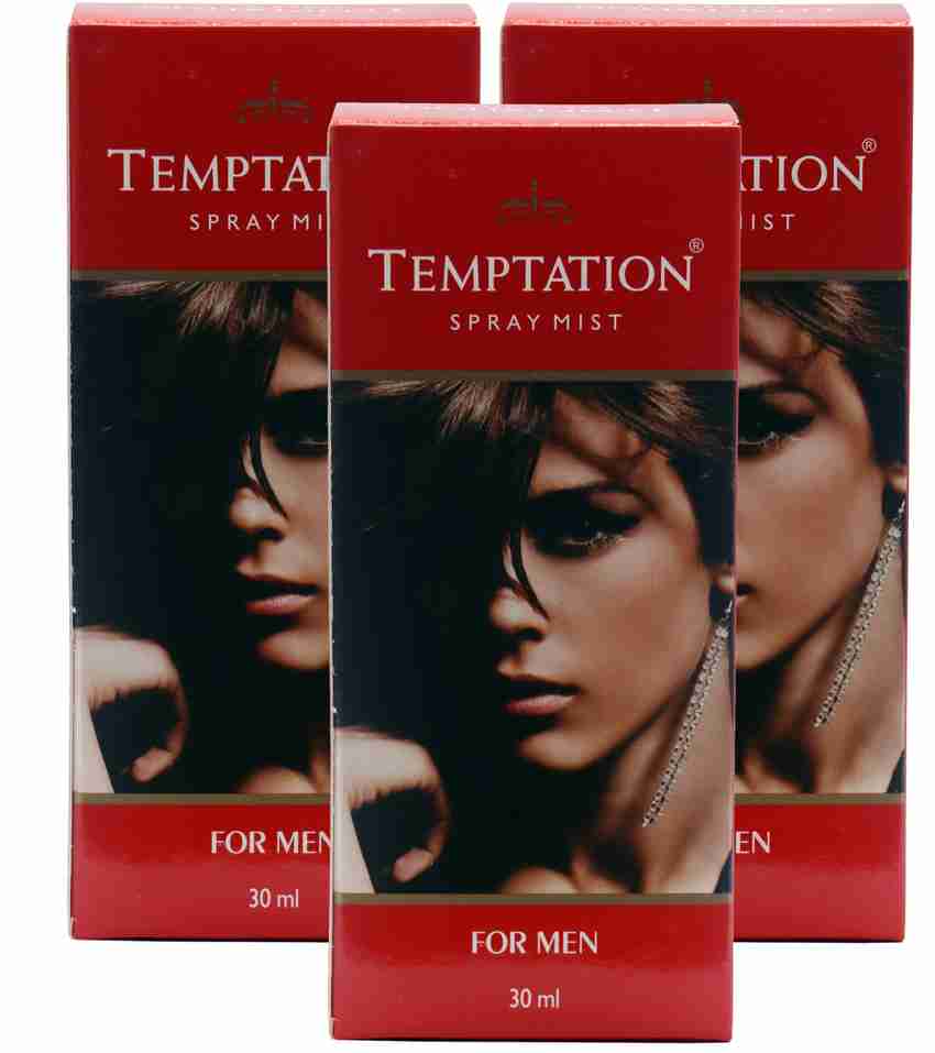 Buy Temptation Spray Mist Perfume for Men 30Ml Pack of 3
