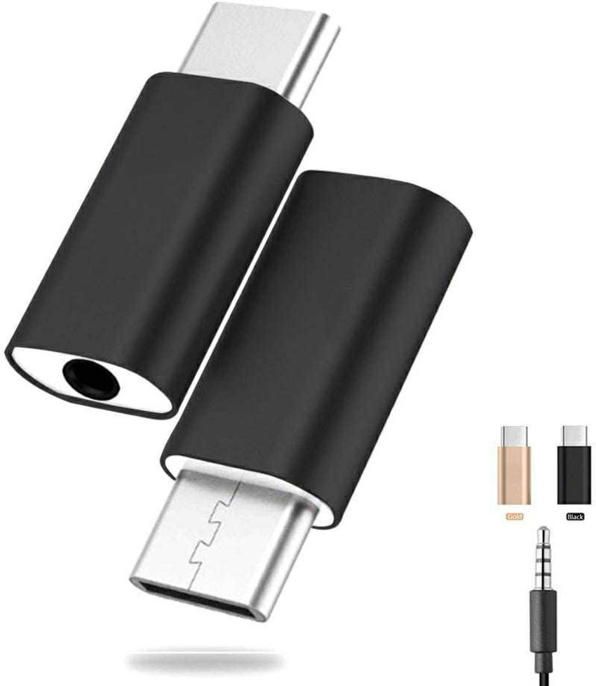 WILDBRAIN Multicolor Type C to 3.5 mm Jack Audio Connector with Noise Cancelling Headphones Jack Converter Audio Adapter for OnePlus 8 8 Pro 7 7 Pro 1 6 1 6T Oneplus Nord Multicolor Pack of