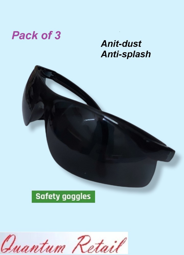 Quantum Retail [QR10-SG-BLACK-PACK-3] Eye Protection Safety
