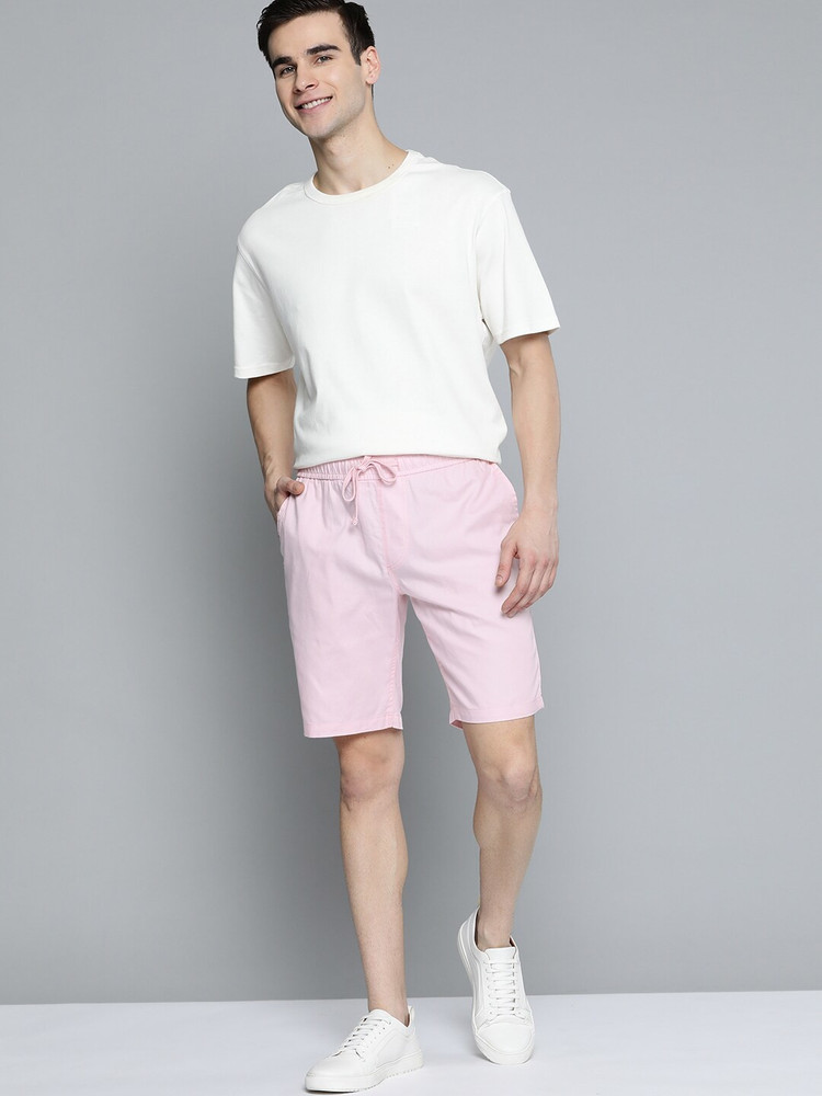 Mast Harbour Solid Men Pink Regular Shorts Buy Mast Harbour Solid Men Pink Regular Shorts Online at Best Prices in India Flipkart